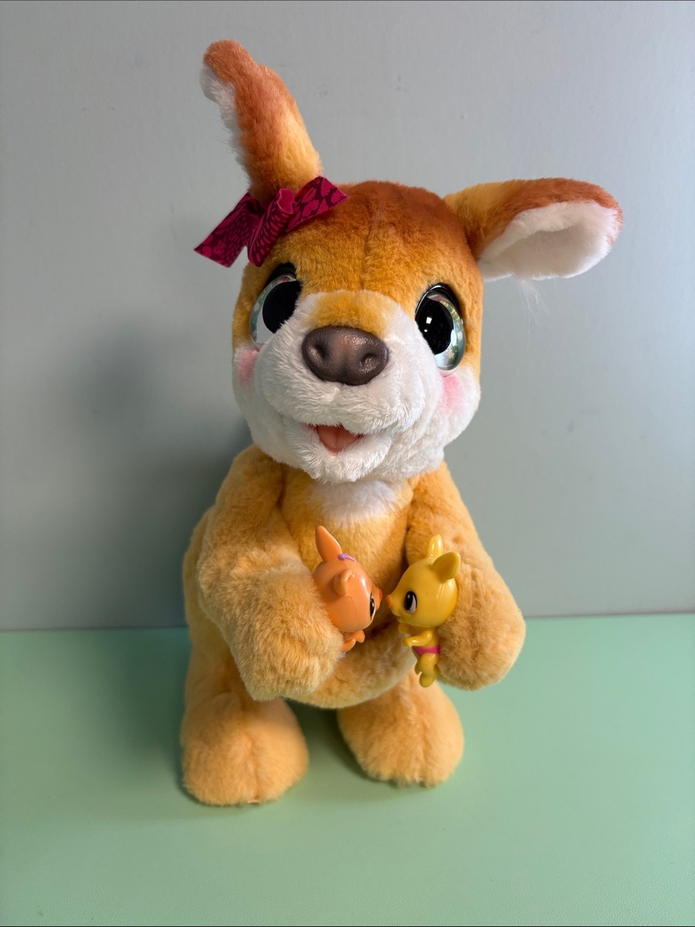 FurReal Mama Josie the Kangaroo Plush Interactive Toy, Kids Toy